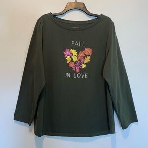 Talbots Fall In Love Autumn Leaves Top